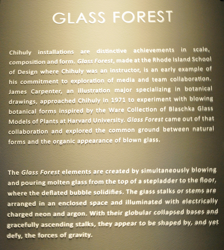 sign about the Glass Forest